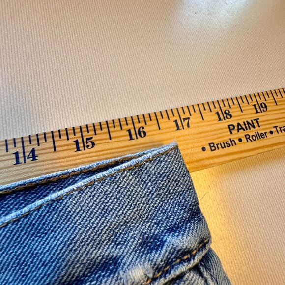 American Eagle Jeans Mens Size 33 Bootcut Y2K Distressed Grunge - Picture 10 of 16